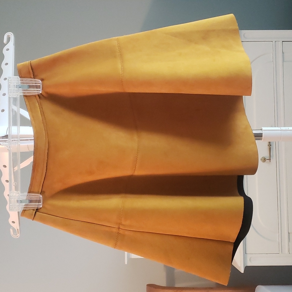 Faux Suede Skirt